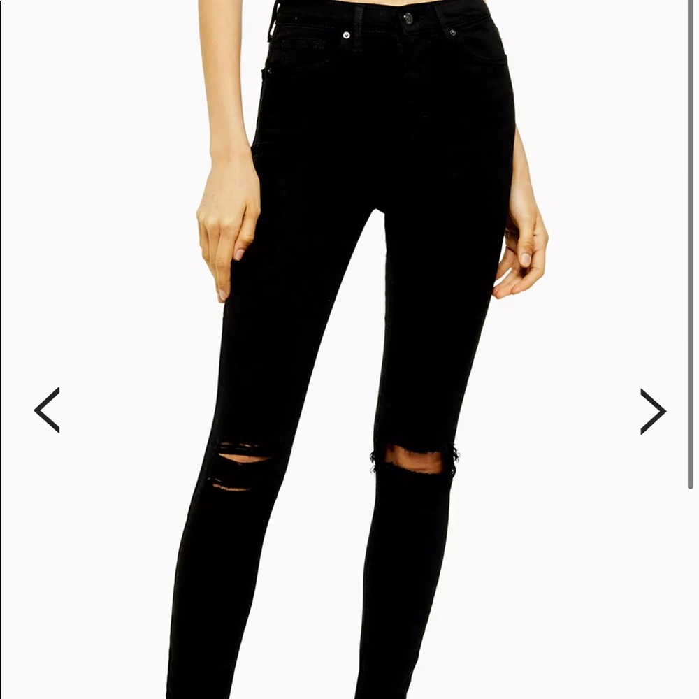 Topshop black Jamie skinny jeans